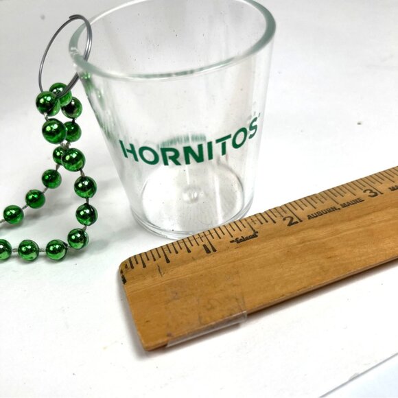 Set of 2 Hornitos Necklace Green Mardi Gras Beads Necklace St Patrick's Day 3e - Picture 6 of 8